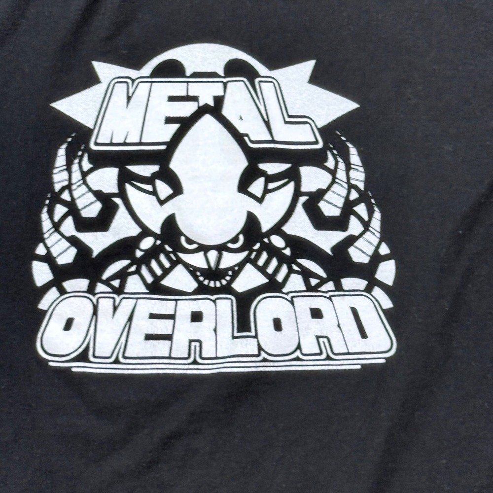 Sonic Metal Overlord T Shirt Mens L Black Metal Sonic Graphic Gaming Tee